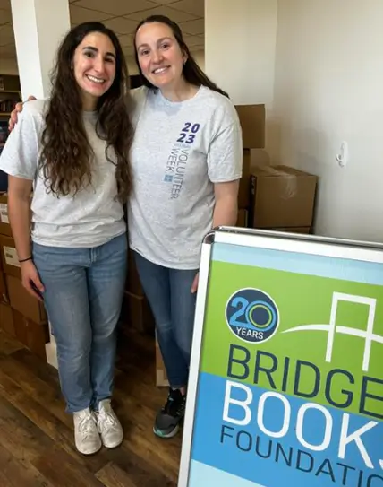 New Jersey employees collect 250 books for the Bridge of Books foundation